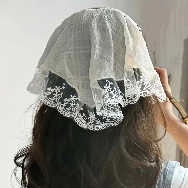 Floral Triangle Scarf Hairband - Image 3