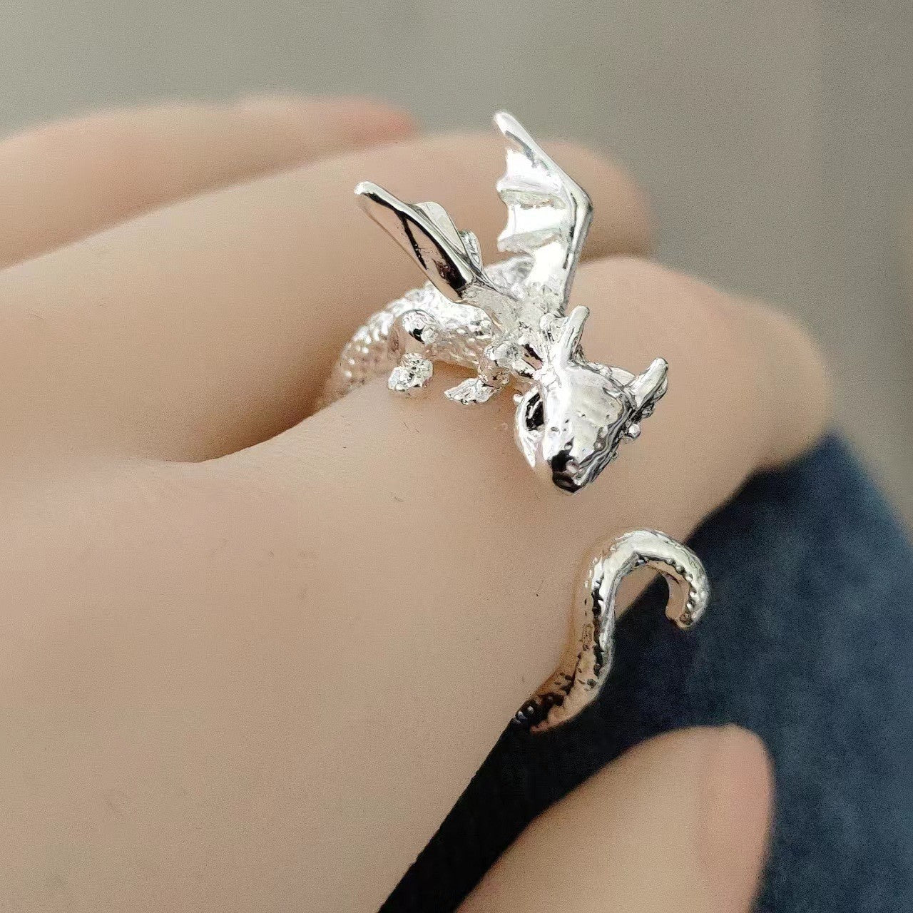 Flying Dragon Adjustable Ring for Men for Women - Image 5