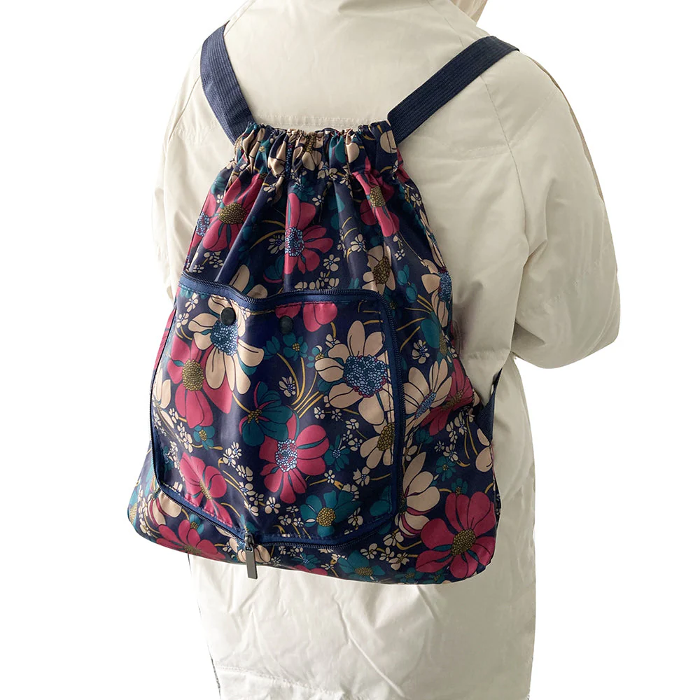 Foldable Drawstring Backpack - Image 3