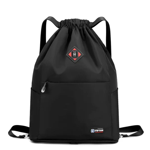 Foldable Drawstring Gym Bag - Image 2