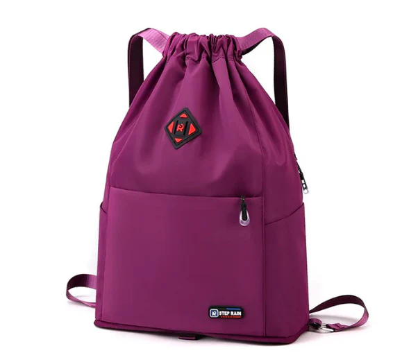 Foldable Drawstring Gym Bag - Image 4