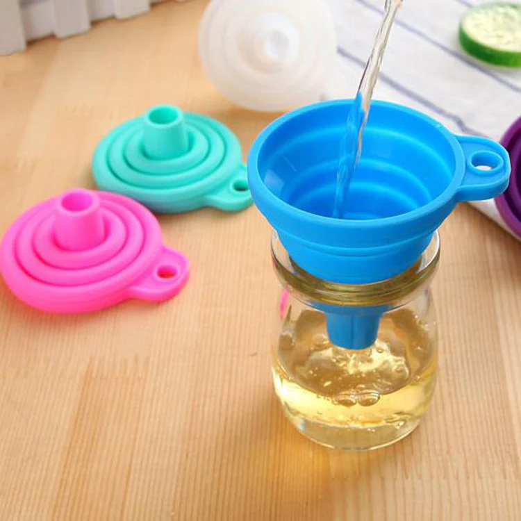 Foldable Silicone Funnel (pack of 3 ) - Image 4