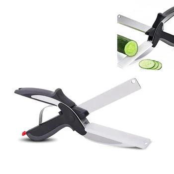 Food Cutter Chopper Clever Stainless Steel Knife - Image 2