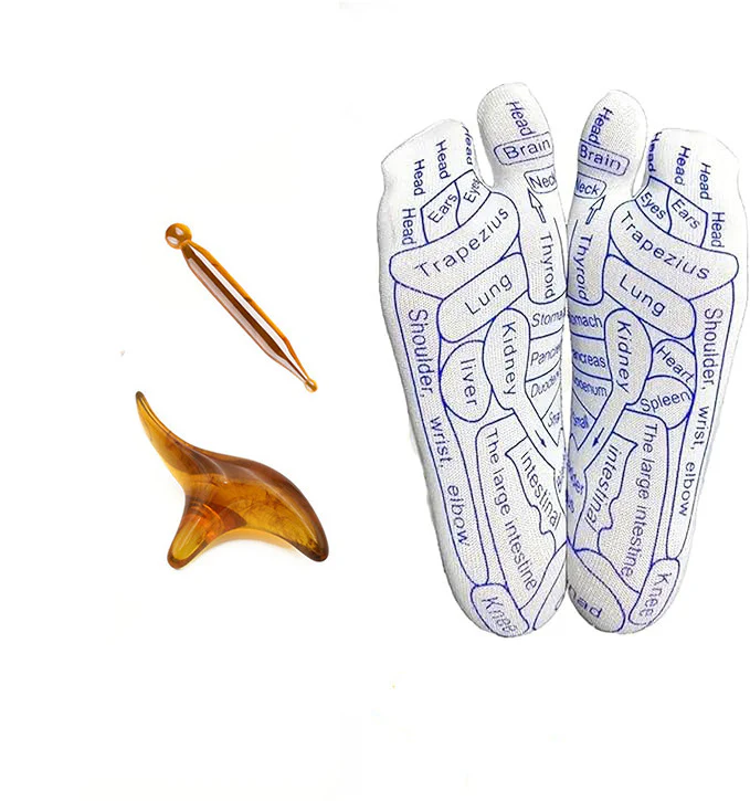 Foot Massage Acupressure Socks (SOCKS + STICK) - Image 3