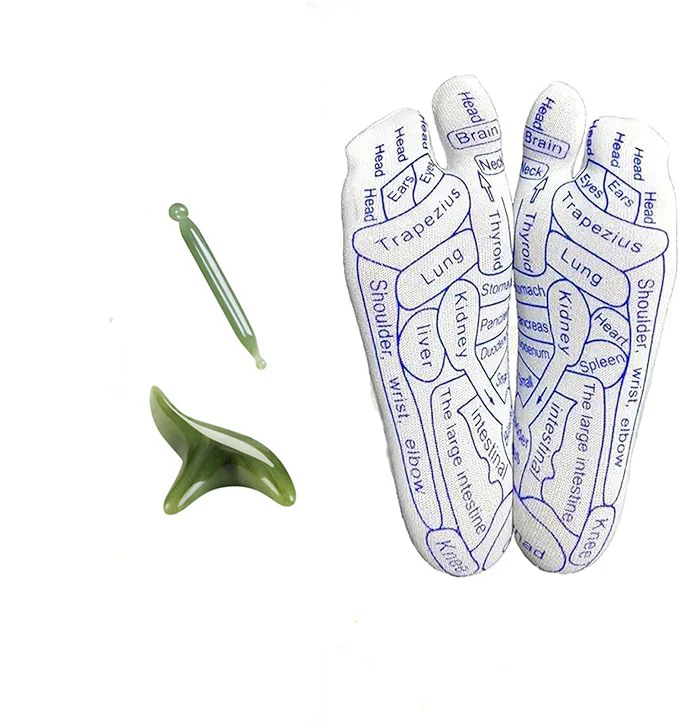 Foot Massage Acupressure Socks (SOCKS + STICK) - Image 4