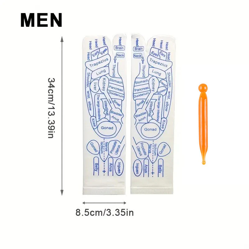 Foot Massage Acupressure Socks (SOCKS + STICK) - Image 7
