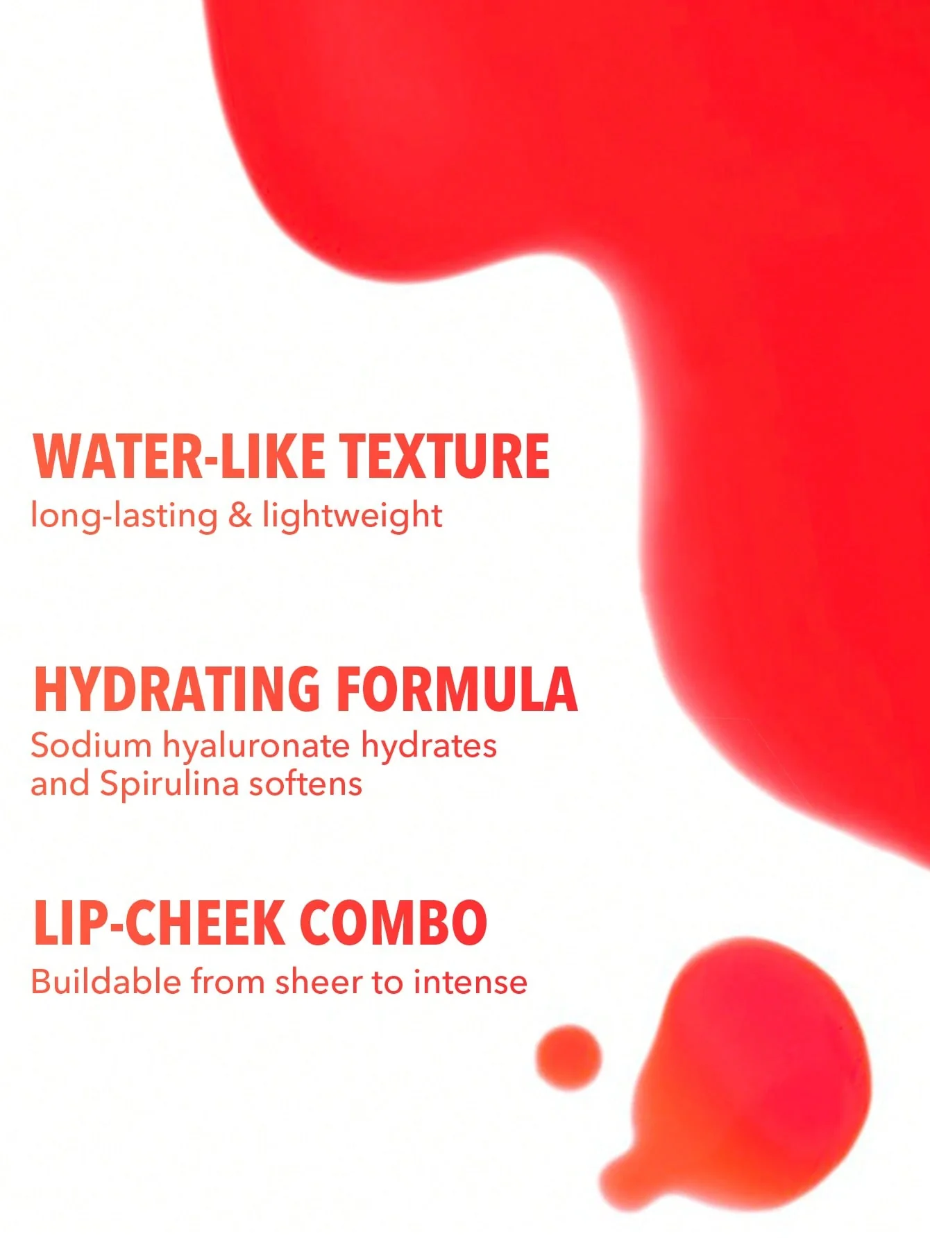 For The Flush Lip & Cheek Tint-It's Chili - Image 2