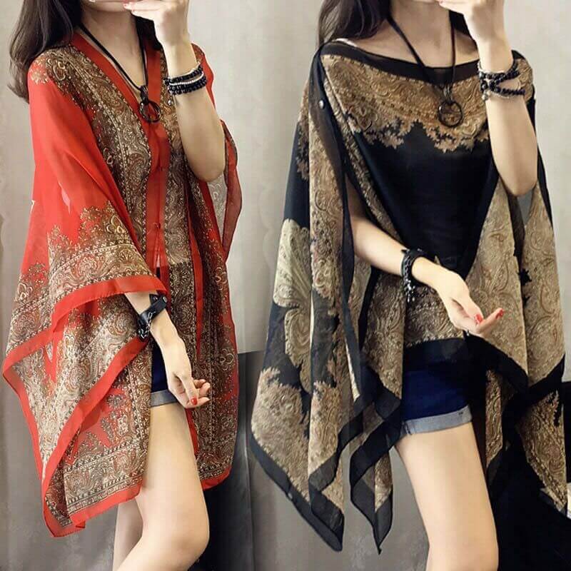French sun protection shawl - Image 3