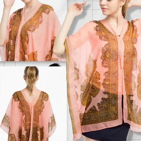 French sun protection shawl - Image 4