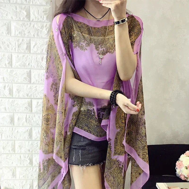 French sun protection shawl - Image 6