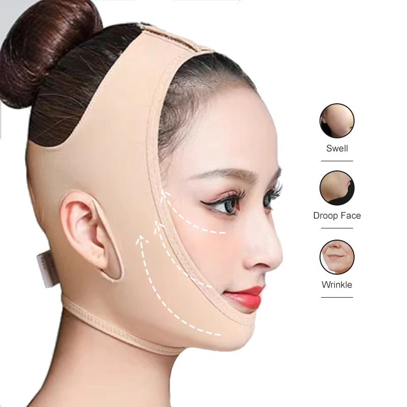 Full Face V Shaper Belt Skin Color - Image 2