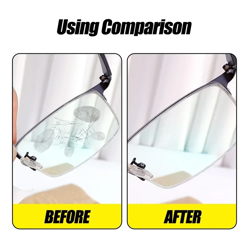GLASSES CLEANER WET WIPE DISPOSABLE ANTI FOG - Image 3