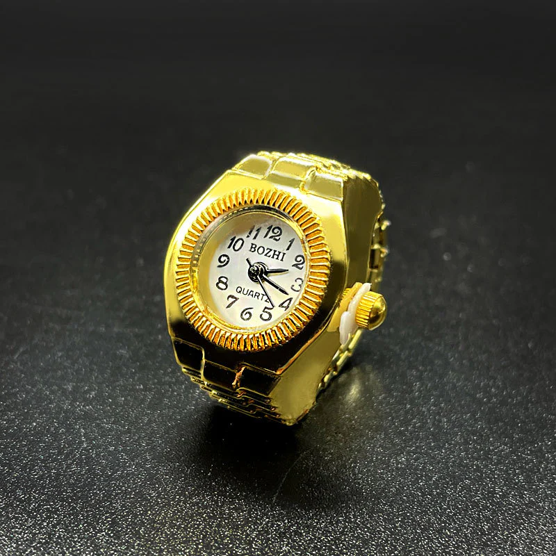 Gold Plated Ring Finger Watch - Image 2