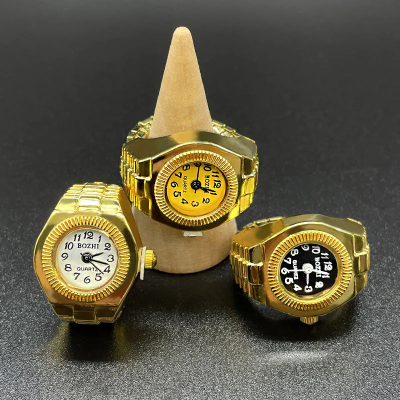 Gold Plated Ring Finger Watch - Image 4