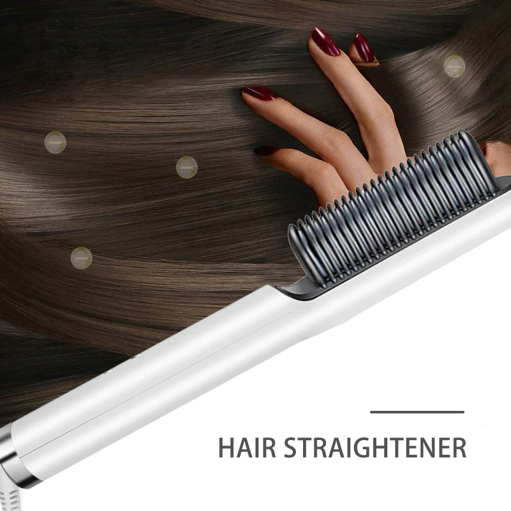 Hair Electric Straightener & Curl Comb - Image 4
