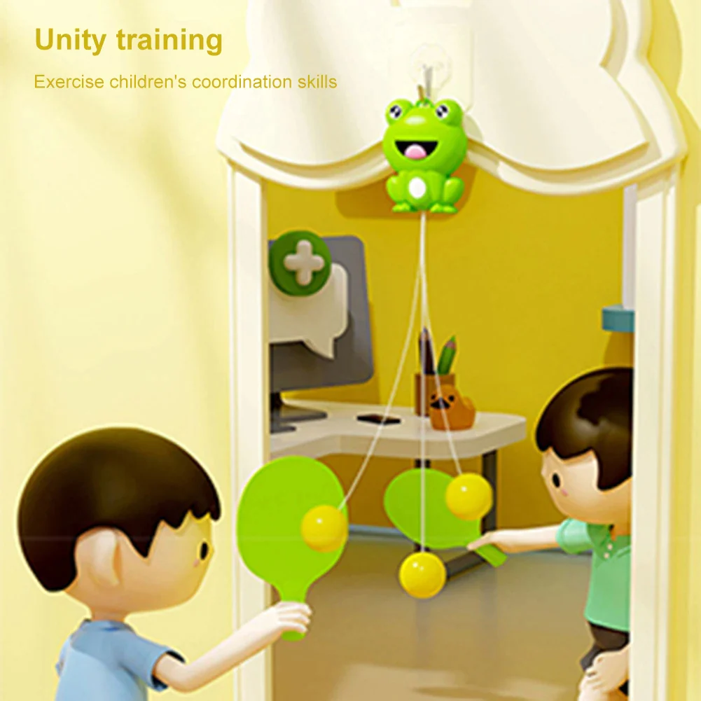 INDOOR HANGING TABLE TENNIS TRAINER PORTABLE SET - Image 5