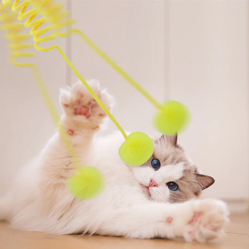 Interactive Tension Spring Cat Toy - Image 2