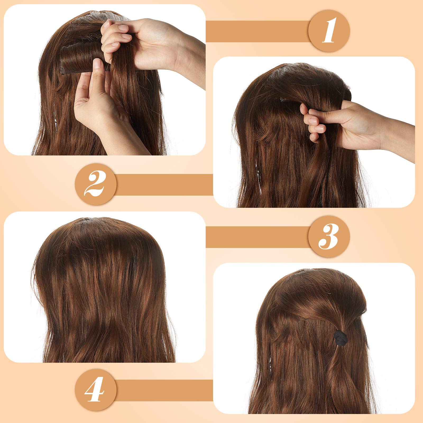 Highy Quality Invisible Fluffy Hair Pad - Image 4