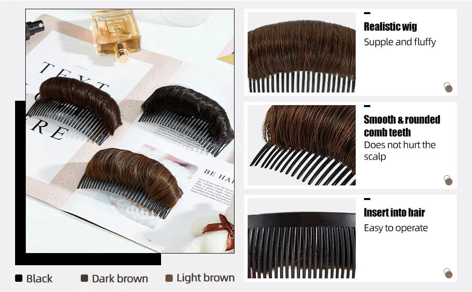 Highy Quality Invisible Fluffy Hair Pad - Image 5