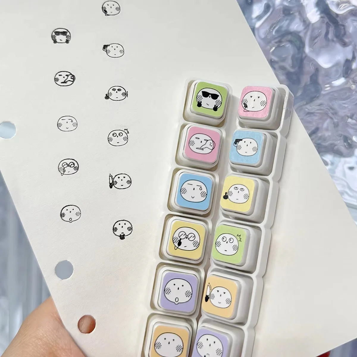 KawaiiMood Mini 6-in-1 Stamp Set - Image 2