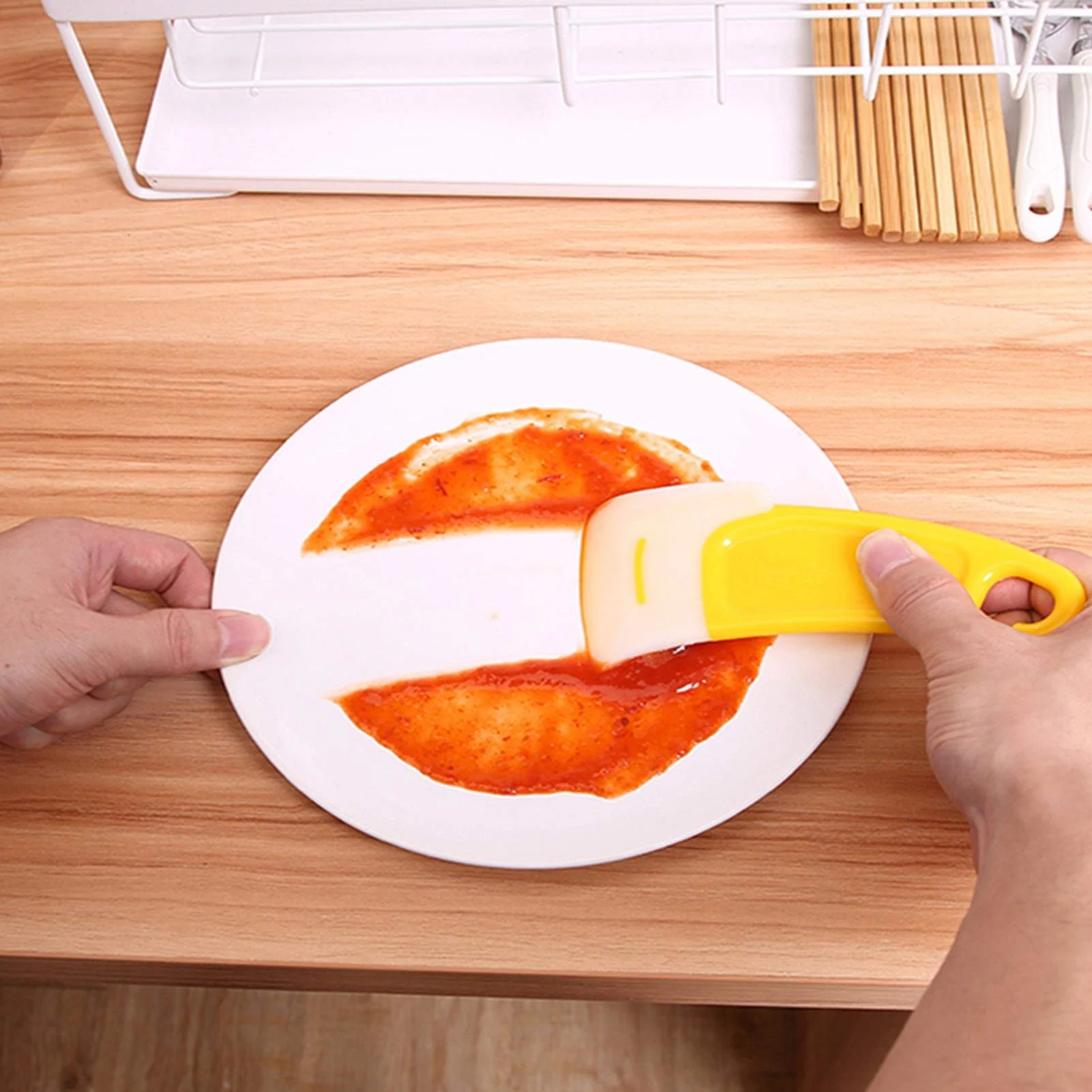 Kitchen Food Grade Silicone Spatula (PACK OF 4) - Image 2