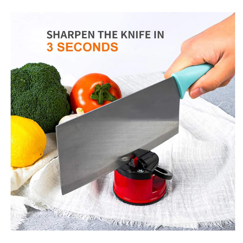 Kitchen Knife Sharpener with Suction Chef Pad - Image 3