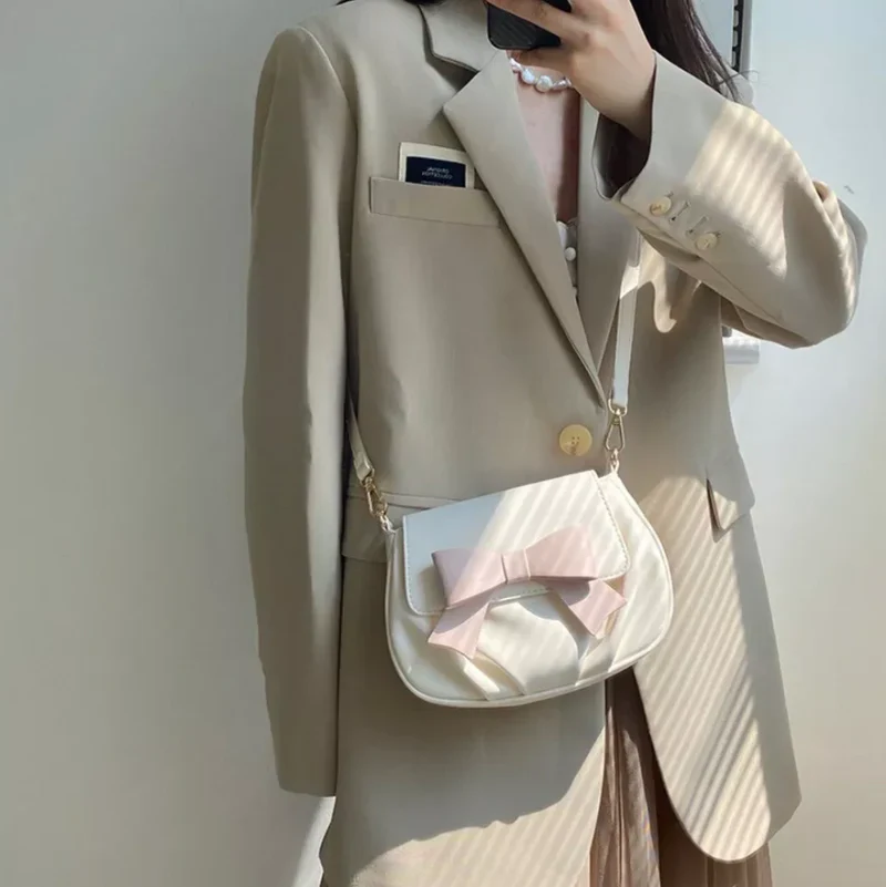 Korean Style Bow Shoulder Bag - Image 2