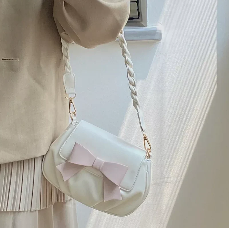 Korean Style Bow Shoulder Bag - Image 3