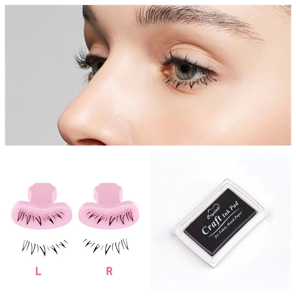 Lazy False Eyelash Stamp + Gel - Image 5