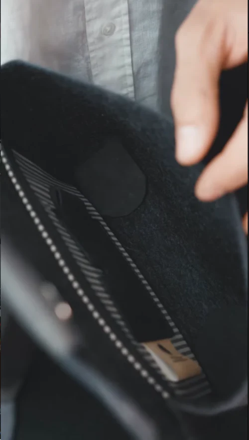 Leather Clutch Bag - Image 3