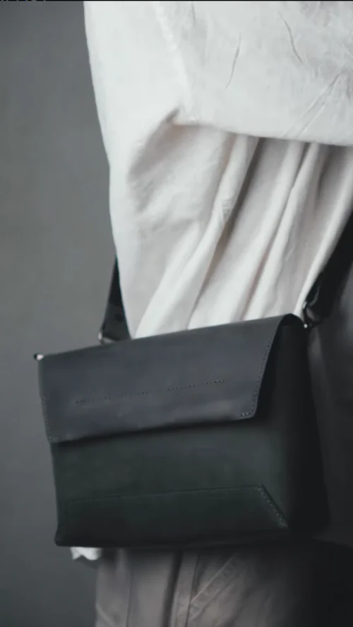 Leather Clutch Bag - Image 4