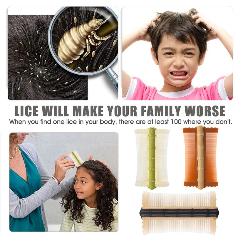 Lice Comb (Fast Removal of Lice Eggs, Nits and Dandruff) (PACK OF 3) - Image 4