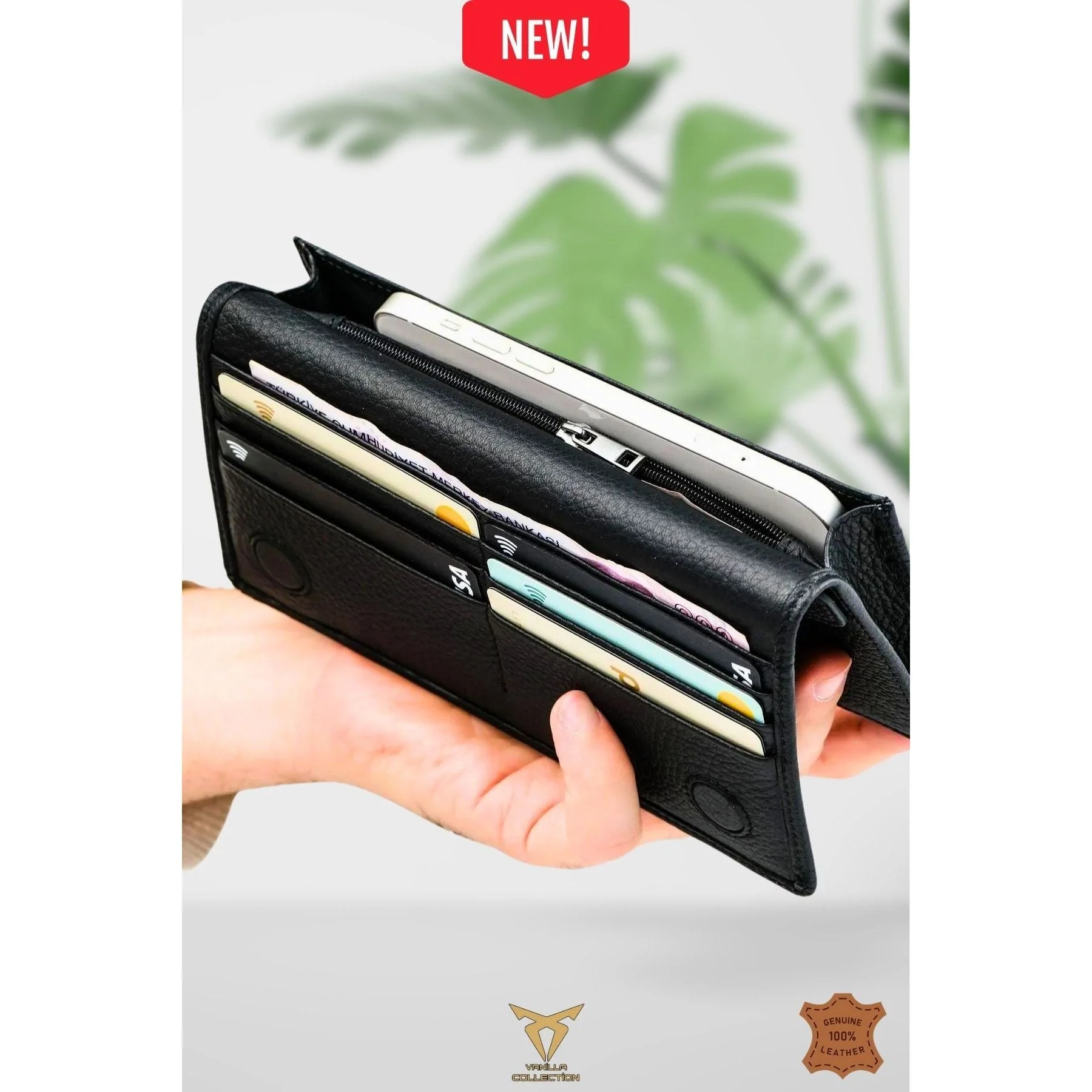 LEATHER LONG WALLET FOR MEN - Image 3