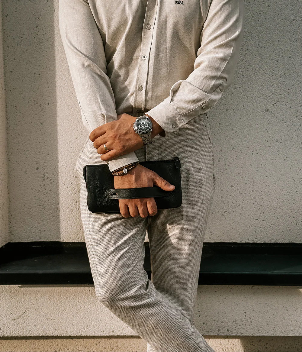 LEATHER LONG WALLET FOR MEN - Image 5