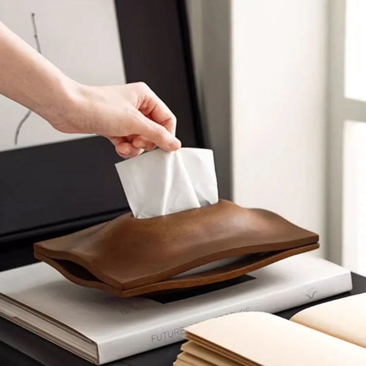 Luxury Wooden Tissue Box - Image 3