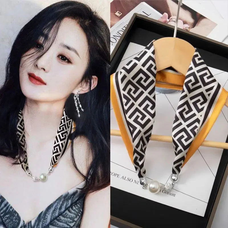 Magnetic Buckle Scarf headband - Image 5