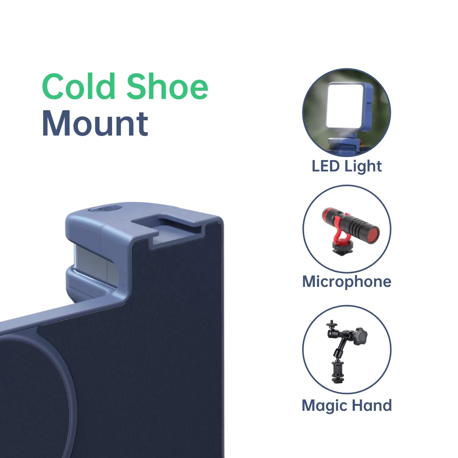 Magnetic Phone Camera Grip Handle - Image 2
