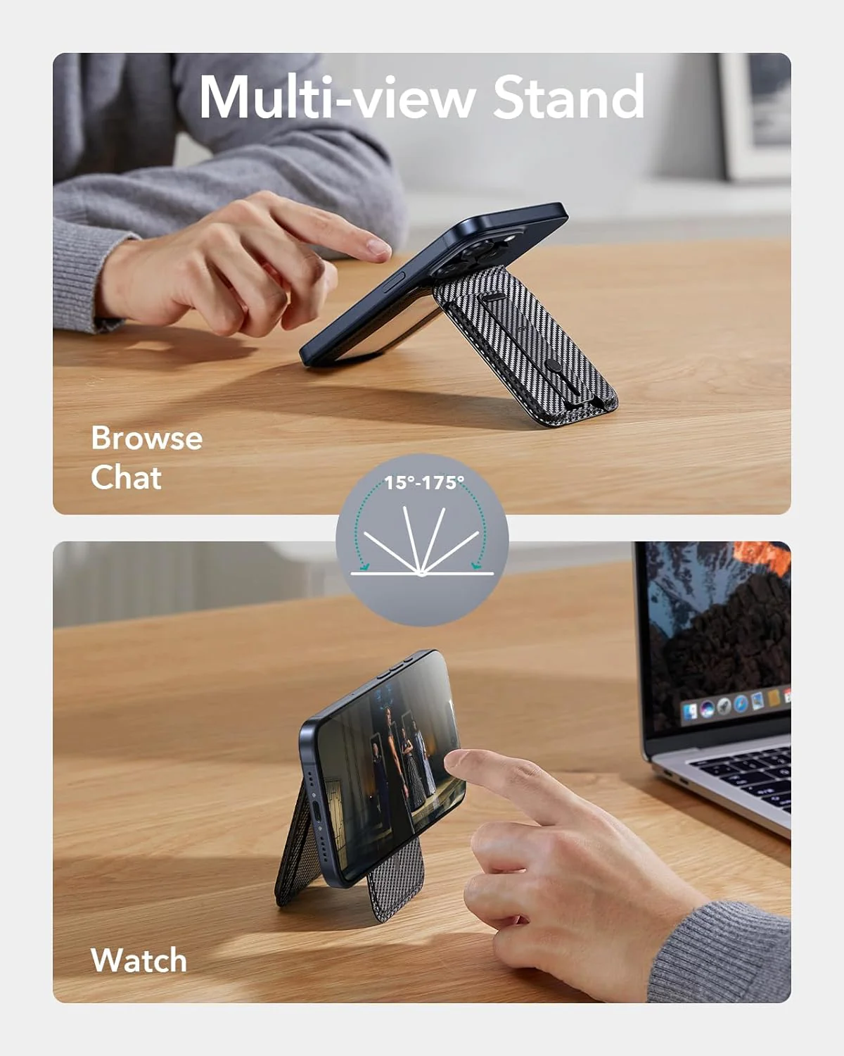 Magnetic Smart Phone Grip Wallet - Image 3