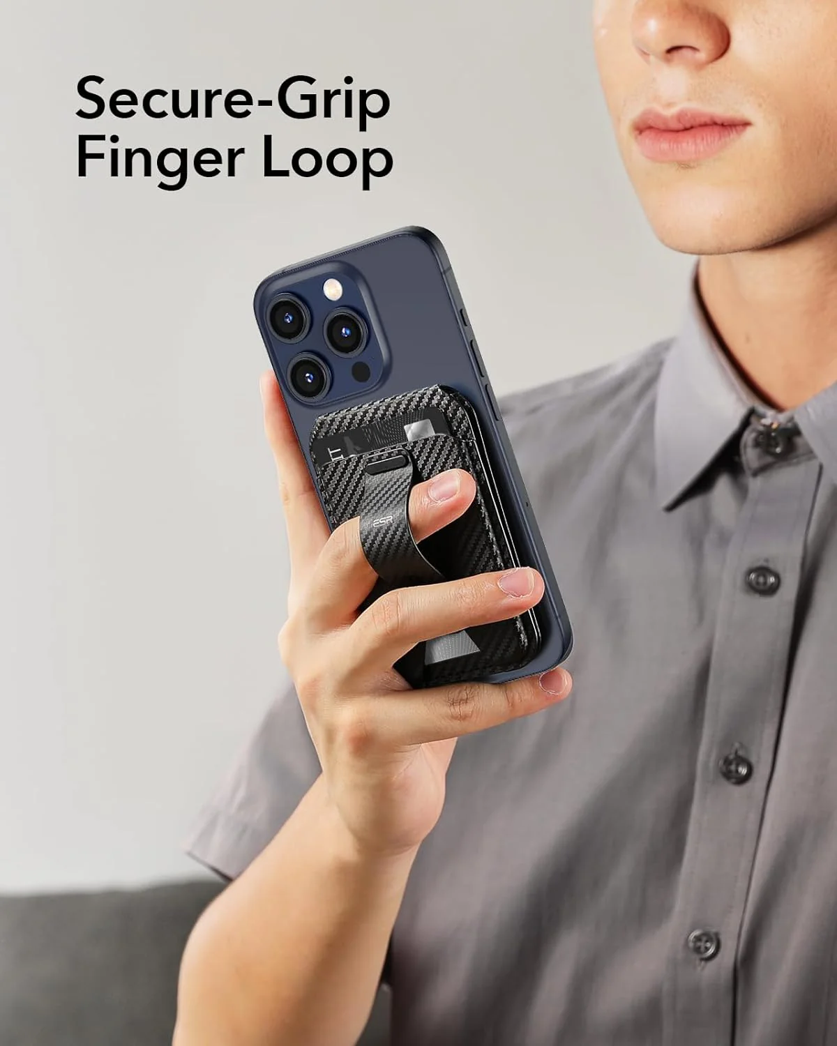 Magnetic Smart Phone Grip Wallet - Image 4