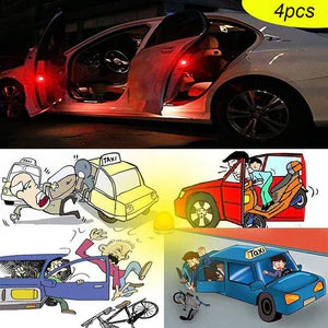 MAGNETIC WIRELESS CAR DOOR OPENING WARNING LIGHTS - Image 2