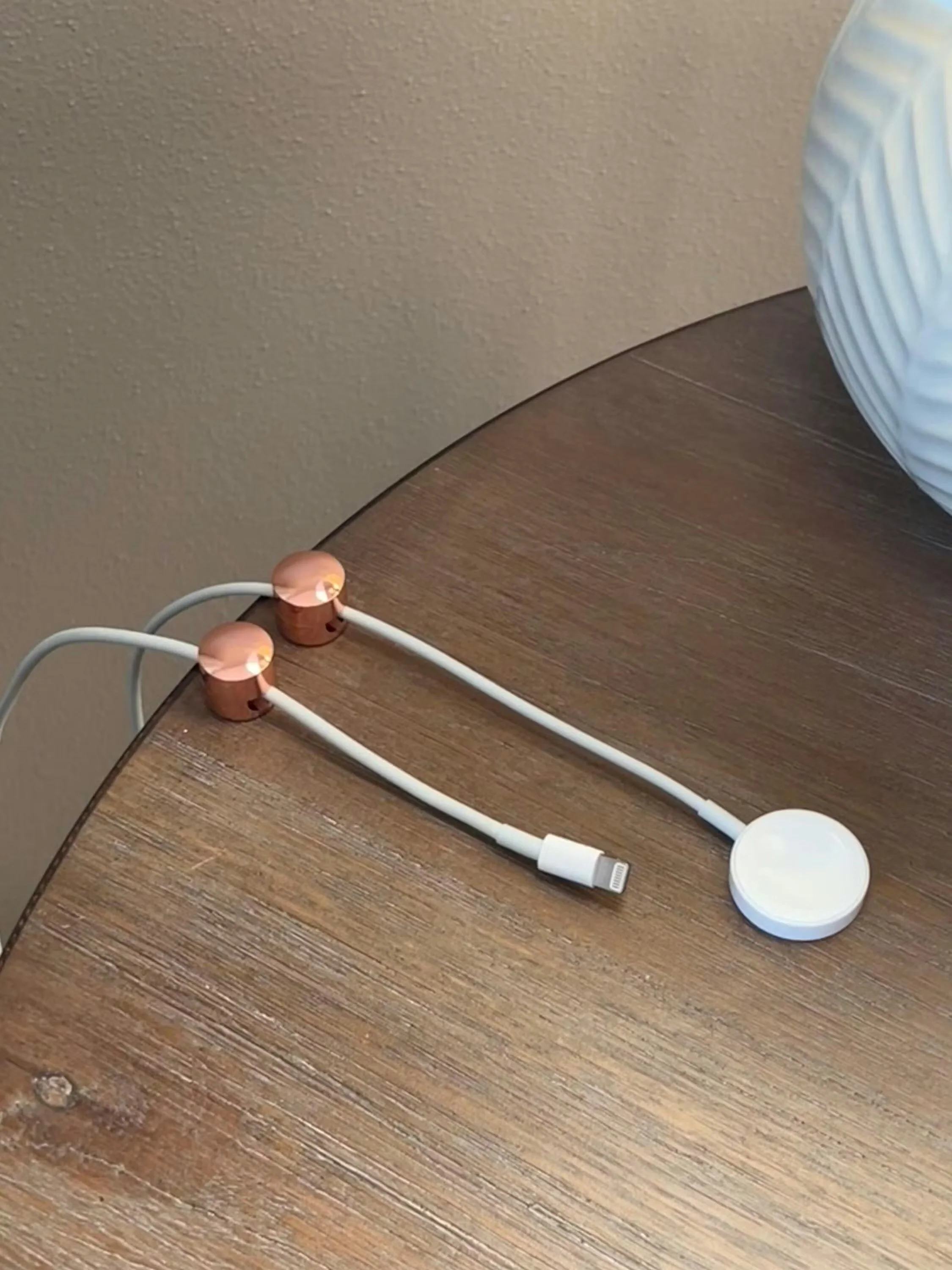 Matte Brass Wire Cord Organizer Clips - Image 6