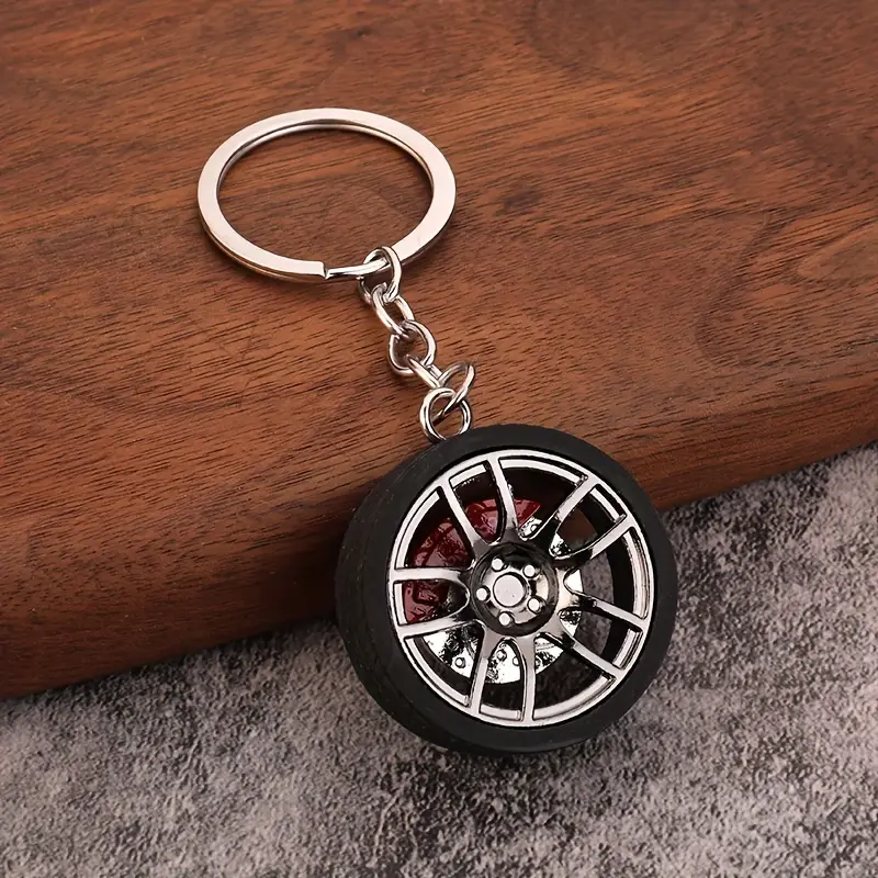 Men Wheel Charm Keychain - Image 3