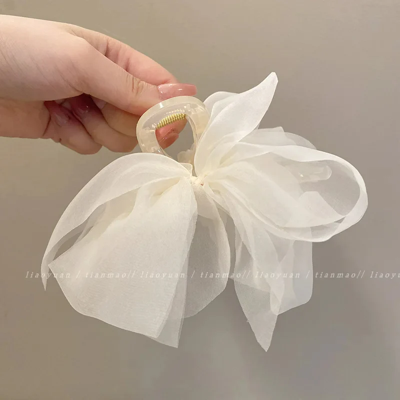 Mesh Bowtie Grip Clip for Women - Image 6