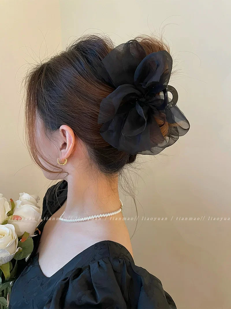 Mesh Bowtie Grip Clip for Women - Image 8