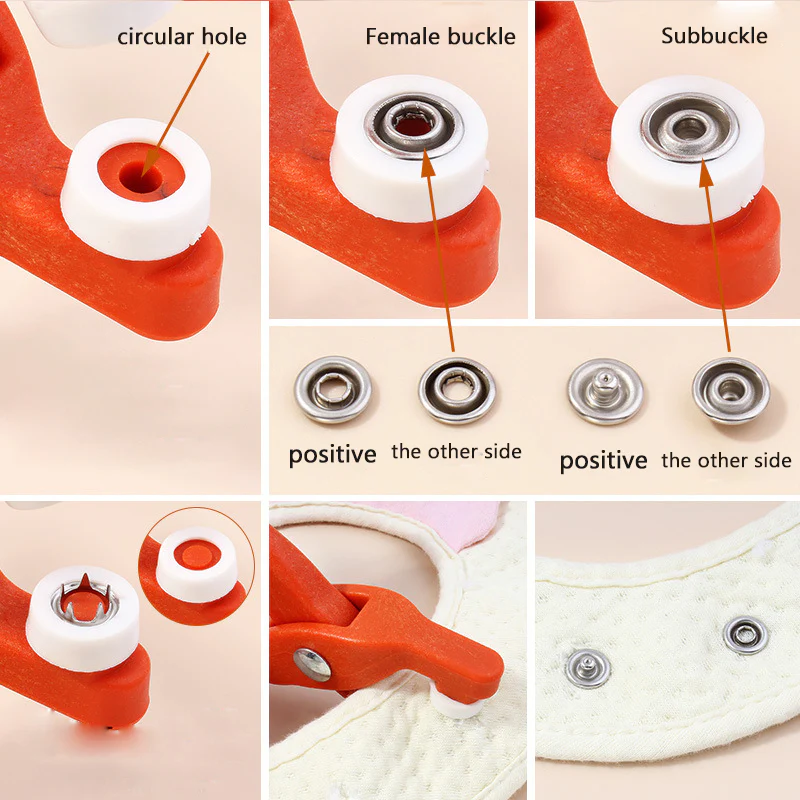 Metal Sewing Buttons Five-claw Buckle - Image 2