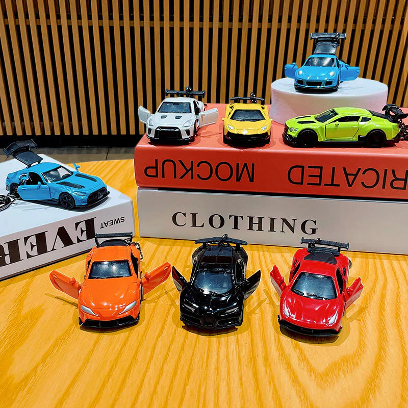 Mini Sports Car Keychain - Image 4