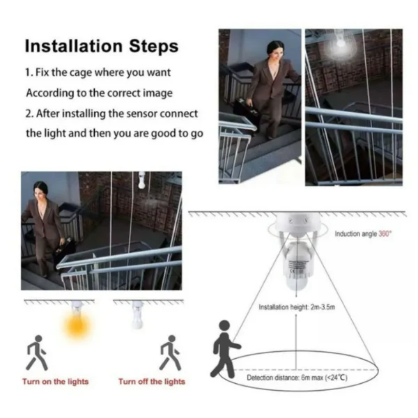 Motion Sensor Lamp Holder - Image 5