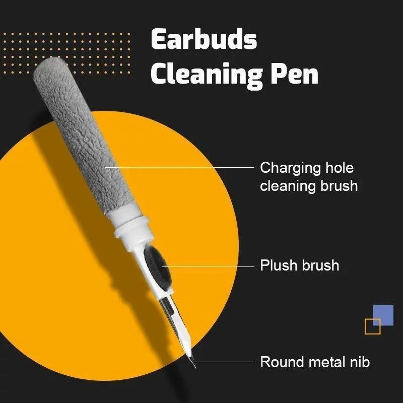 Multi 5 In 1 Headset Headphone Earphone Earbuds Cleaner - Image 3