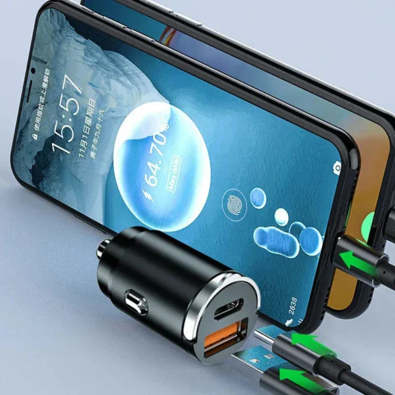 Multi Compatible 100W Fast Charging Car Charger - Image 2