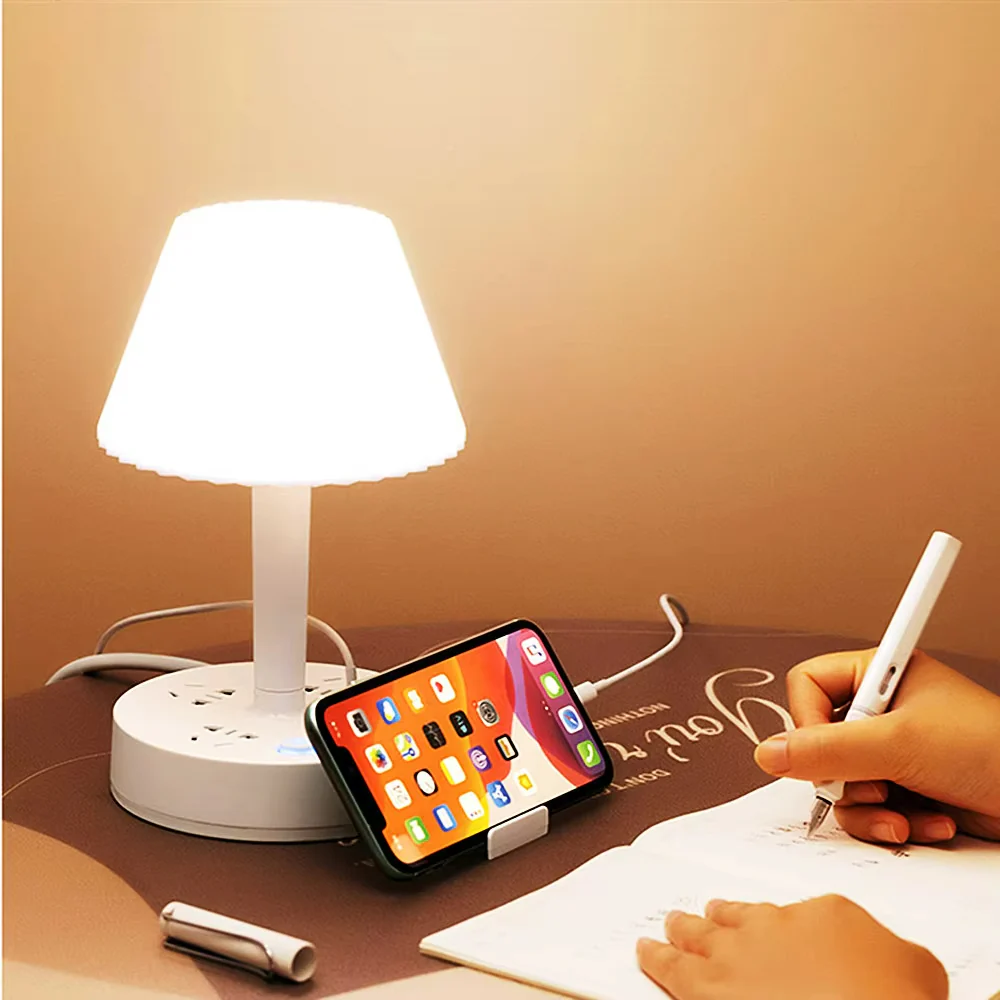 Multi-functional Nightstand Light Usb Charging Led Table Lamp - Image 2